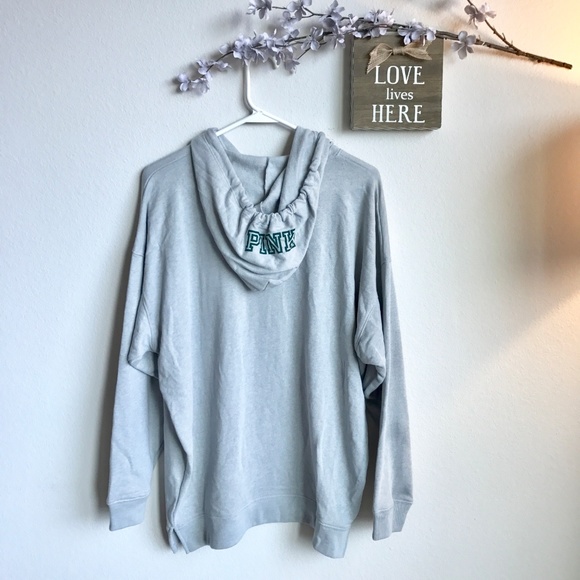 NWT PINK Victoria's Secret CSU Oversized Hoodie - Picture 2 of 5